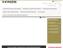 Tablet Screenshot of kingpinscreens.nl